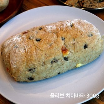 사그담 국내산 발아 통밀로 만든 비건빵 올리브 치아바타 350g