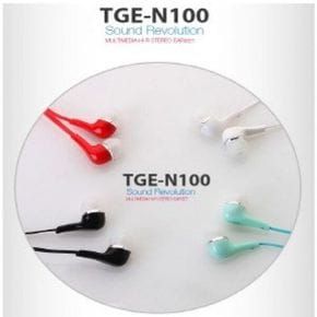 just 스마트폰 이어폰 TG TGE N100 화이트