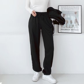 제이지컴퍼니 여성 힙한 매력! 밴딩 스판 조거 쭈리 팬츠 바지 날마다 손이 가는 데일리템