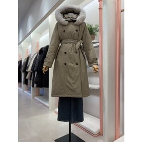 [여주점] 여성 폭스 퍼 트렌치 롱 구스다운 패딩 코트(ITPCYPD310)