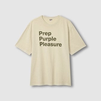 JAJU [공용] 워싱 그래픽 오버핏 반팔 티셔츠 [S~XL] J116201093011