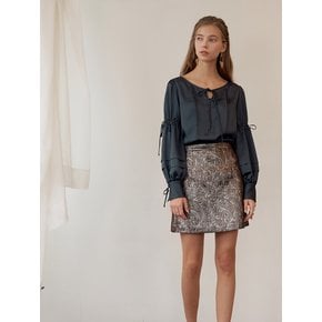 Zacquard A-Line Skirt