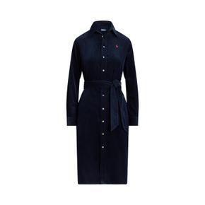 여성 코듀로이 벨트 셔츠드레스(WMPODRSNFA20934410)