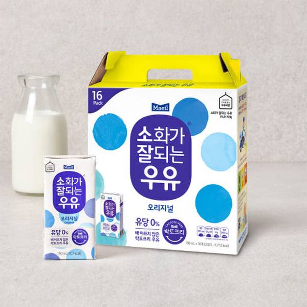 [매일유업] 매일유업 소화가 잘되는 우유 선물세트(16입*4박스)