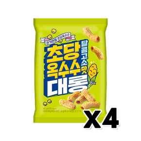 대롱과자 초당옥수수맛 봉지스낵 95g x 4개