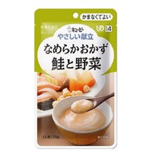 실버푸드 케어푸드 연화식 부드러운 반찬 연어와 야채 75g X (3개, 6개 묶음)