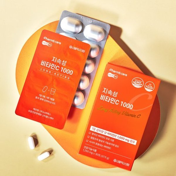 [락토온] 지속성비타민C 1,000mg 30정 1박스