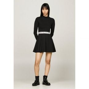 5123535 Tommy Hilfiger MOCK TURTLENECK - Jersey dress black