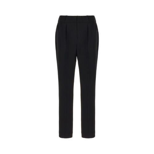브루넬로 쿠치넬리 스트레이트 팬츠 MA029P1673 C101 BLACK