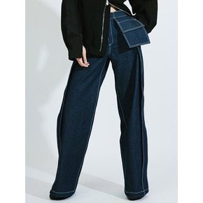 BLUE BTD WIDE JEAN
