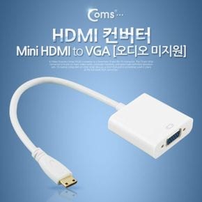 Coms HDMI 컨버터Mini VGA 오디오 미지원