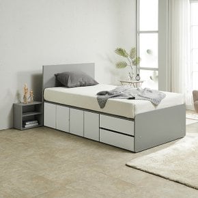 C3296K 우서랍 수납침대 SS (매트포함) 3colors