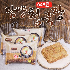 푸르젠 [국내산 콩 100%] 담양 생 청국장 170g(6개/12개구성)골라담기