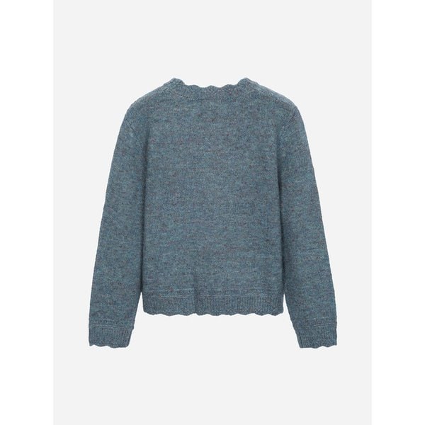 스칼럽 케이블 니트 가디건_T258MCD342W