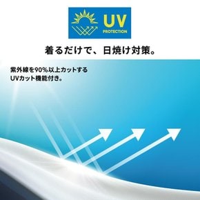 GU 바이 유니클로 UV 컷 오버사이즈 블루종