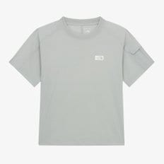 [노스페이스 공식] NT7UR35C 여성 프로스트 반팔 티셔츠_COOL GRAY