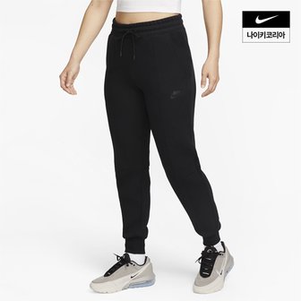 나이키 우먼스 나이키 스포츠웨어 테크 플리스 미드라이즈 조거 NIKE FB8331-010