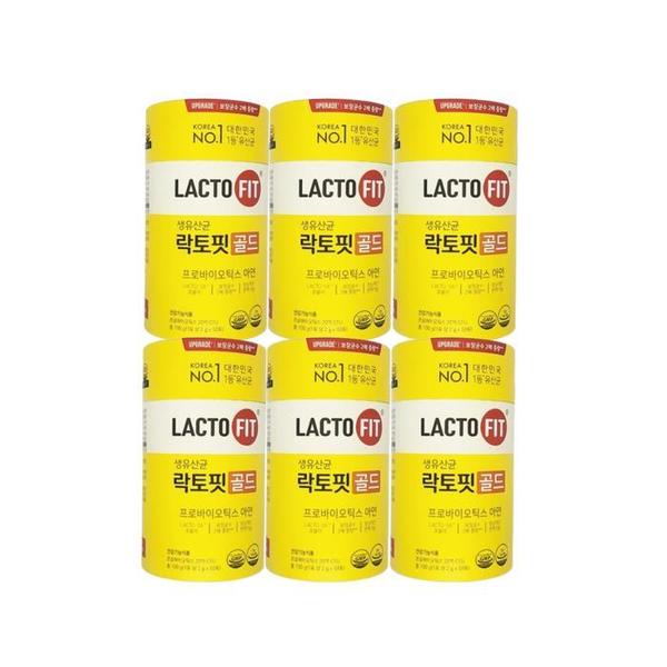 종근당건강 락토핏 골드 2g 50포 6개 유산균 프로바이오틱스 (S46166070)