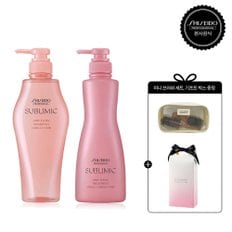 [두껍고 부스스한]에어리플로우샴푸500ml+트리트먼트500g [기프트박스 + 미니브러쉬 증정]