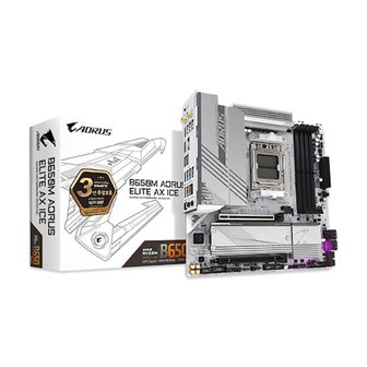 에스투씨엔아이 GIGABYTE B650M AORUS ELITE AX ICE 제이씨현