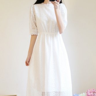 텐바이텐 소녀감성 셀프 웨딩 드레스 원피스 6size 스몰웨딩 화이트