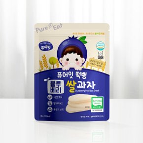 떡뻥 유기농 블루베리쌀과자 10+2