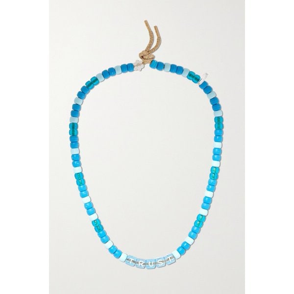 로렌 루빈스키 트러스트 비즈 코드 네크리스 블루 22250442026425575