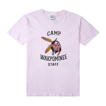 와일드동키 [와일드 동키] 공용 왁포미니 반팔 티셔츠 T WAKPOMINEE DYED LIGHT PINK