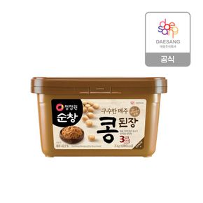 F)청정원 메주 콩된장 3kg(사각)[32113640]