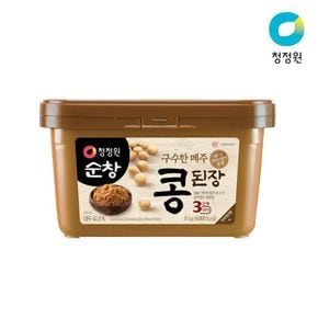 F)청정원 메주 콩된장 3kg(사각)[32113640]