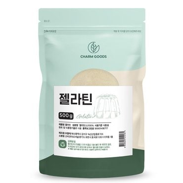 참굿즈 젤라틴 분말 가루 500g 1팩