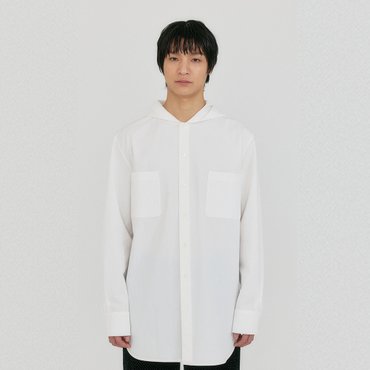EENK ZUHO Hooded Shirt - White