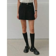 매그 울 스커트 쇼츠_블랙 / MAG WOOL SKIRT SHORTS_BLACK