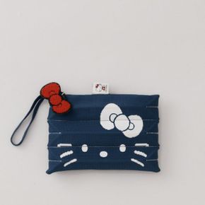 Lucky Pleats Knit Clutch S Hello Kitty Mid Blue (0JSO5PC41003F)