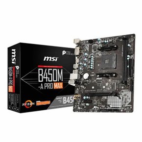 MSI B450M-A PRO 맥스 메인보드 (AM4/DDR4/M-ATX)