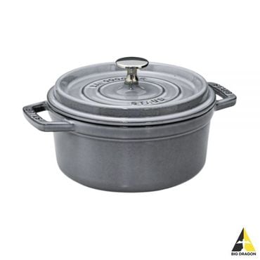  STAUB 원형 꼬꼬떼 냄비 18cm 그레이 (1.7L) (1101818)