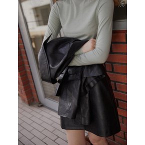 Eco Leather Mini Skirt