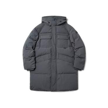 브롬톤 [브롬톤런던][P234UDW230]래글런 후드 구스 롱 다운 RAGLAN HOOD GOOSE LONG DOWN - CHARCOAL