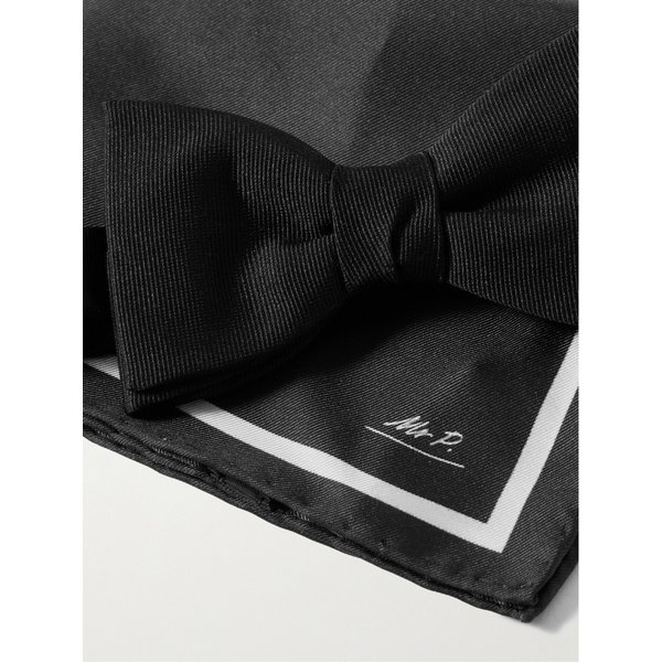 미스터 피 실크 보타이 및 포켓 스퀘어 세트 46376663162901745