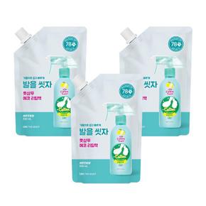 온더바디 발을씻자 코튼풋샴푸 리필 레몬향 500ml x 3개 (S11092840)