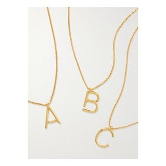 ROXANNE ASSOULIN 록산느 애슐린 이니셜 리액션 골드톤 네크리스 1647597337010194