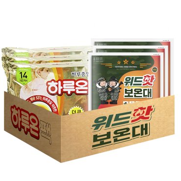 하루온 위드핫보온대160g(30개입)하루온팩붙이는핫패드(20개입)셋트구성 핫팩+사은품