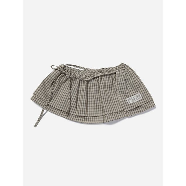 [KiiiKiii PICK] 레이어드 체크 스카프_T256MSF151W