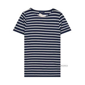 [세인트 제임스] SS25 여성 에트릴 티셔츠 8414 51 MARINE ECRU 114520