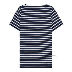 [세인트 제임스] SS25 여성 에트릴 티셔츠 8414 51 MARINE ECRU 114520