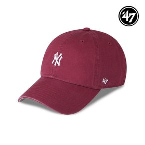 47브랜드 뉴욕 양키스 NY 스몰 로고 MLB 엠엘비 볼캡 야구 모자 카디...