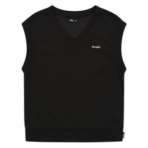 여아 베이직 브이넥 베스트 23F0733 BK_P403864452