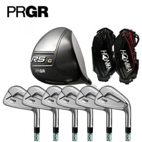 PRGR RS-G 남성드라이버 10.5R + 01 6아이언세트 NS 950 s+캐디백포함 몬스터골프