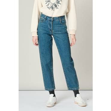 BCBG 올앤선드리 마마 베기핏 데님(A4W9P353)