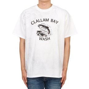 남성 반팔티셔츠 T CLALLAM WHITE DIRTY M